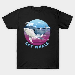 Sky Whale Floating In The Clouds T-Shirt